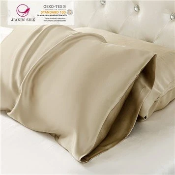 Satin silk pillowcase Răcire 19mm ambele părți